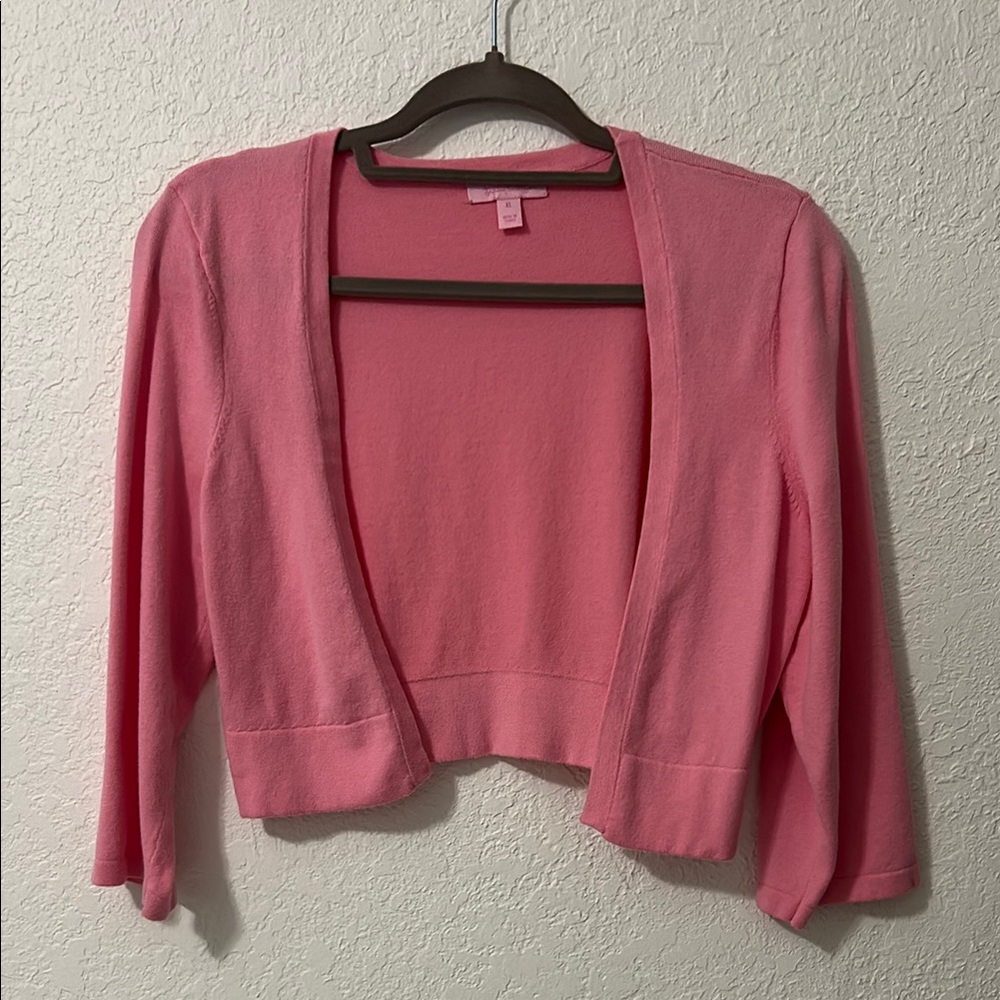 Lilly Pulitzer Pink Cardigan XL